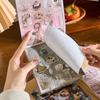 Firework Food Collection: Japanese Retro Die-cut Sticker Book for Journal & DIY Phone Back Cards