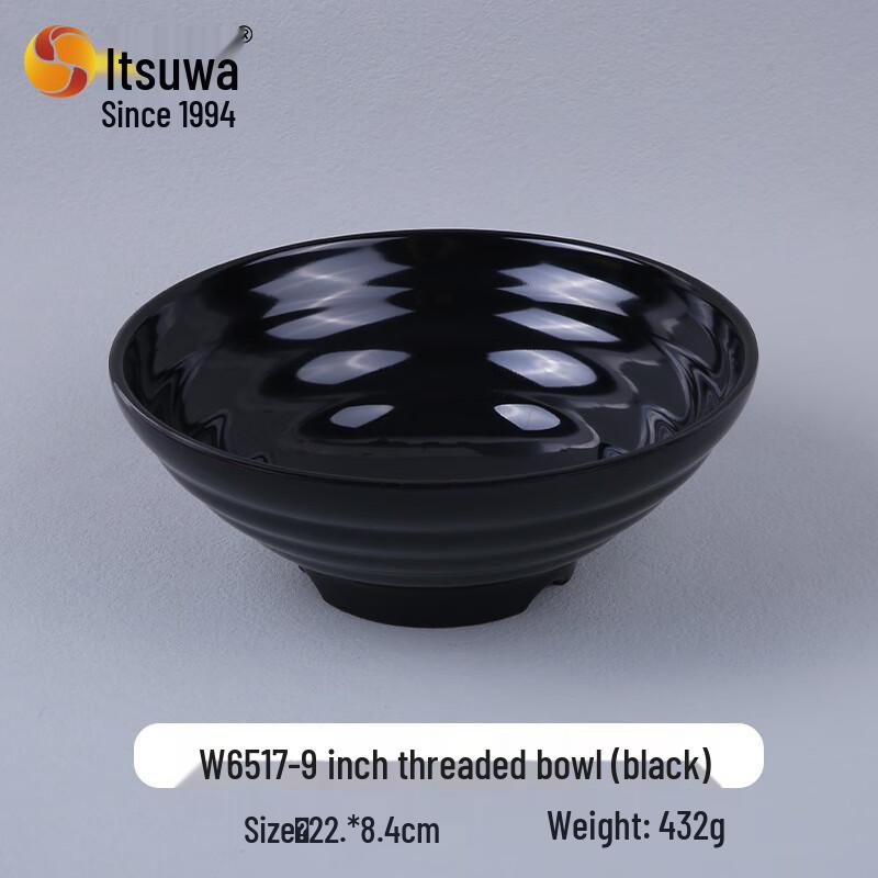 

Wohe 9-inch Melamine Threaded Bowl