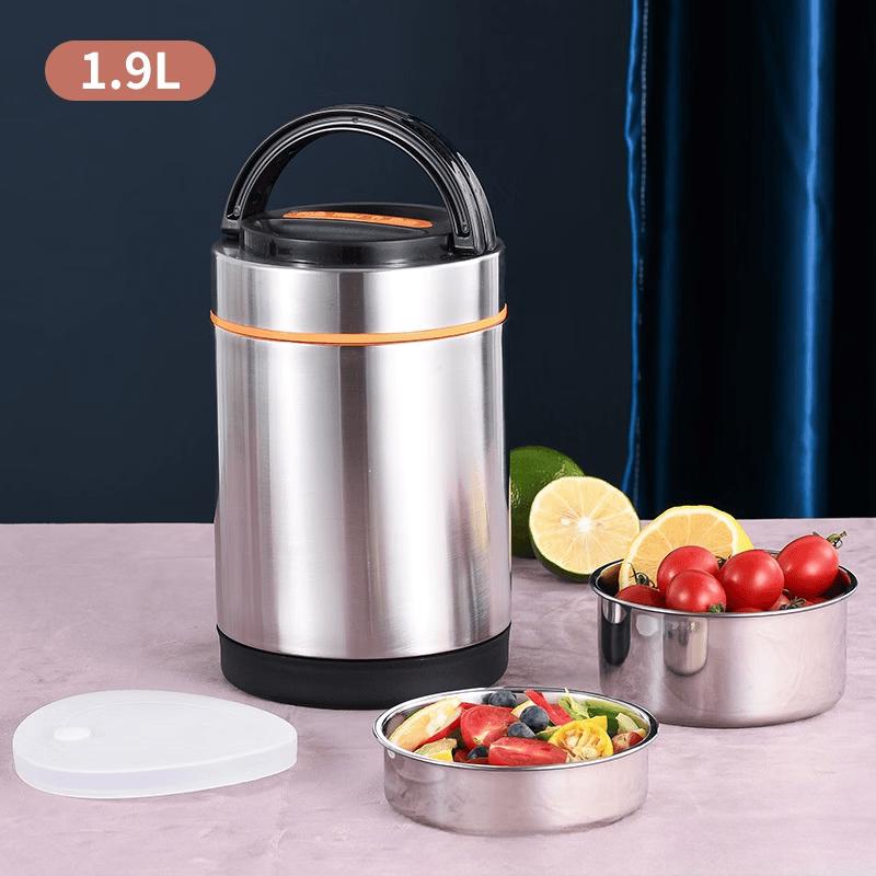 Wutuo 1.9L Stainless Steel Multi-Layer Insulated Food Container