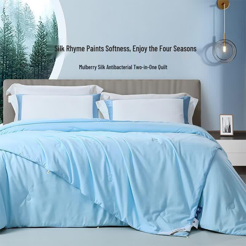 FUANNA Antibacterial All-Season Silk Comforter