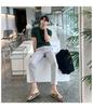 Men's Retro Loose-Fit Ice Silk Knit T-shirt - Short-Sleeve, Round Neck, Korean Style