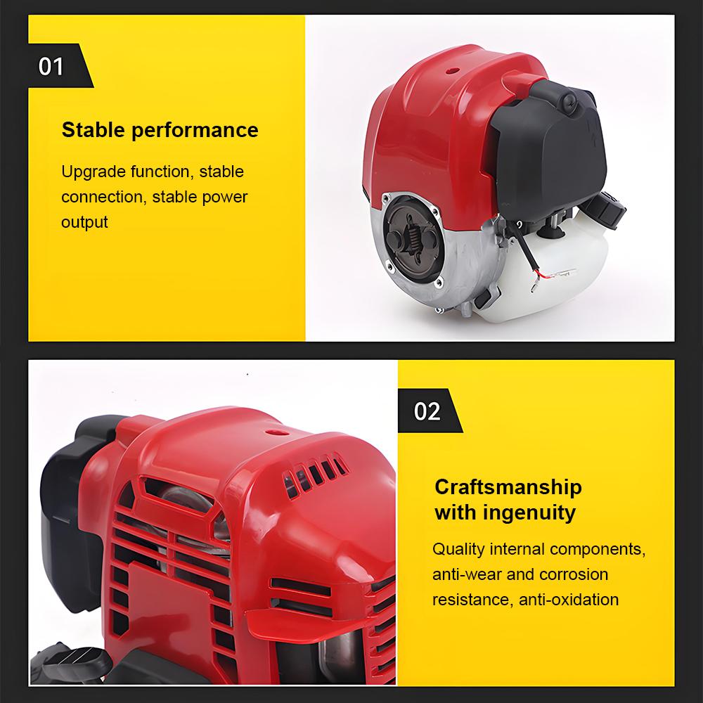 Lawn Mower Engine GX50 Engine Four-Stroke GX35 High-Power Garden Side-Mounted Backpack Petrol Enginefor Tiller Mower Lawnmower