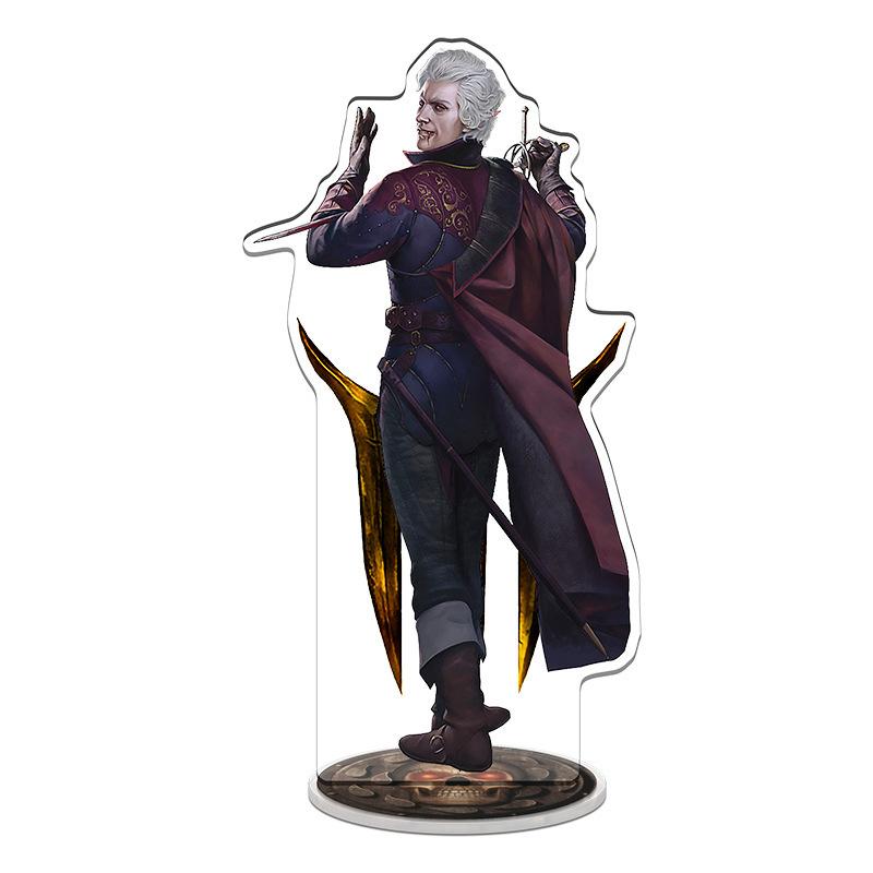 Hot Anime Game Baldur Gate Acrylic Stand Model Keychain Cartoon Figure Charname Edwin Odesseiron Cosplay Friend Gift