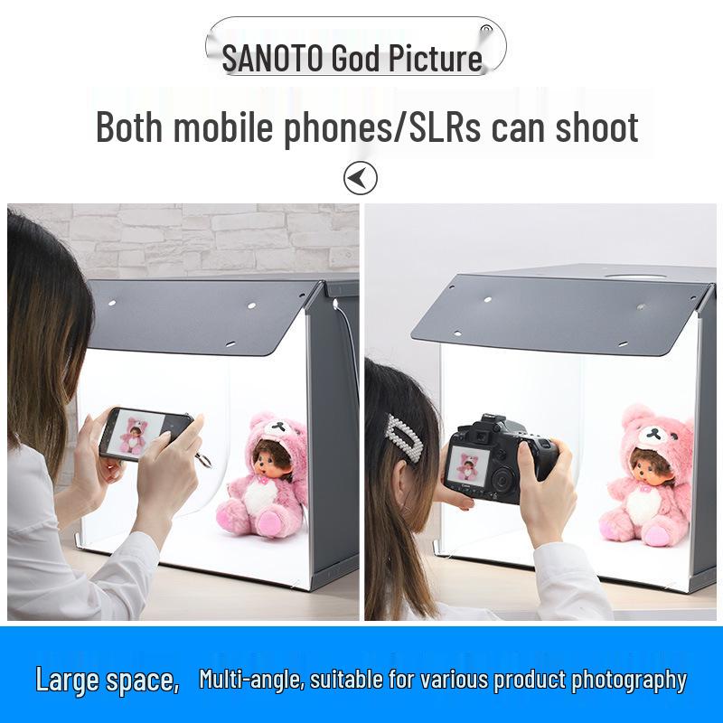 SANOTO Small LED Photo Studio Light Box Set