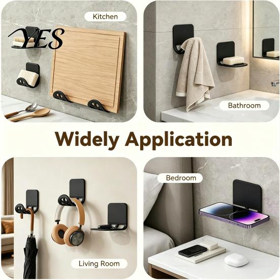 Rust Proof Kitchen Basket Self-adhesive Sponge Holder, Compact Flexible Drainage Rack, Rust-proof Accessory Storage Aluminum Alloy And Silicone