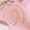 Bead Mask Strap Heart shape Glasses Chain Eye wear Accessories Eyeglass Lanyard Glasses Necklace