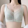 Full-cup Bra Women's Thin Anti-sagging Lace-gathering Bra Large-sized Underwear Push Up Bra