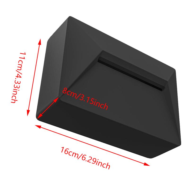 Tissue Box For Tesla Model Y/3/X/S for all Tesla vehicle series Silica Gel Soft Tissue Box Screen Napkin Paper Holder Black Gray