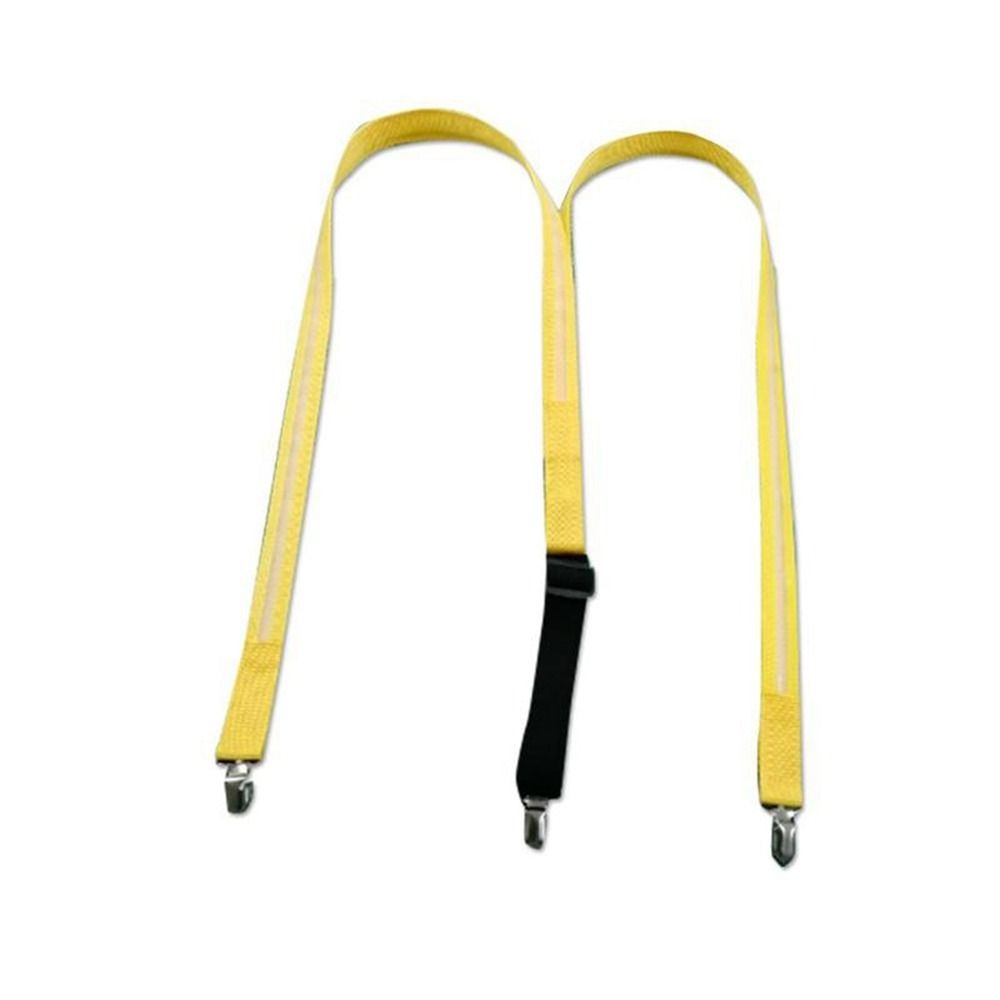 Music Festival Costume Tie Suspenders Set Hanging Pants Clip LED Suspenders Clips Luminous Bow Tie
