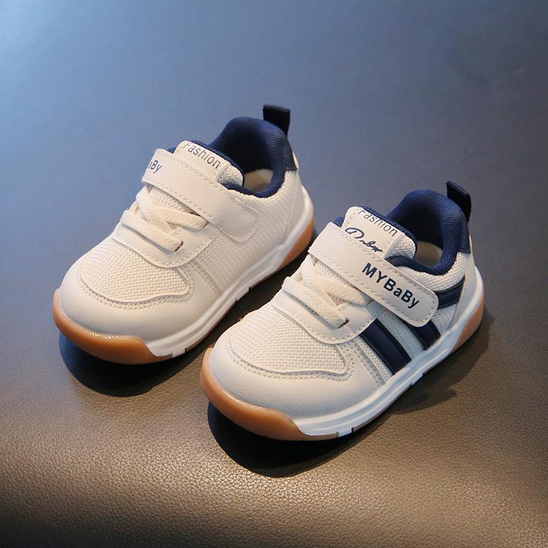 Spring & Autumn Breathable Baby Mesh Sneakers - Non-Slip Soft Sole Shoes for Boys & Girls