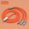 120W Jike Line One-to-Three Fast Charging Cable for Apple Huawei Honor