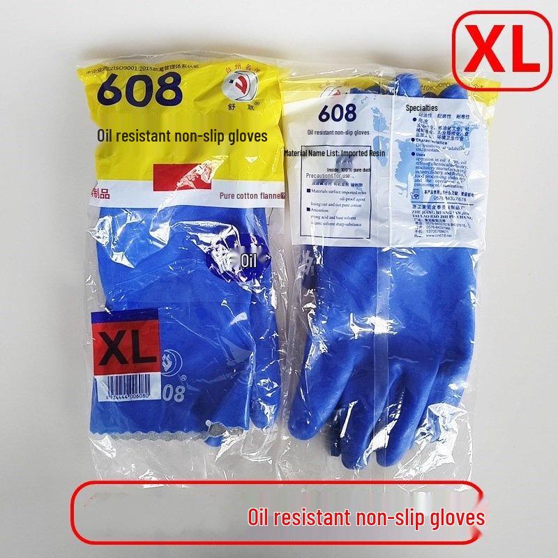 Oil-Resistant Anti-Slip Mechanic Gloves