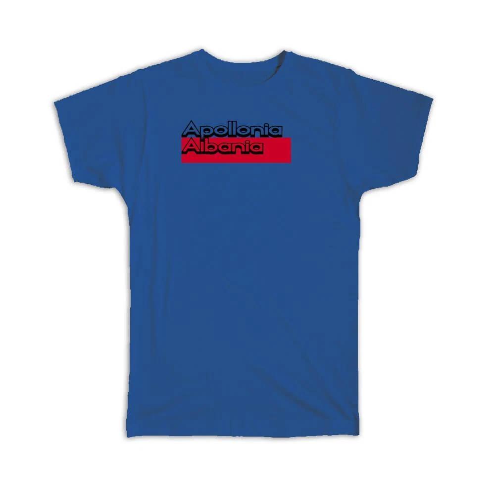 Gift T-Shirt : Apollonia Albania Albanian City Rectangle Graphic S