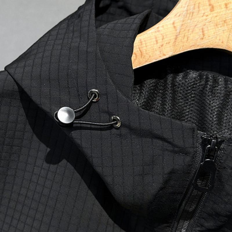 Plus Size 12XL Men's Jacket Windproof Hooded Windbreaker Spring Pocket Mountaineering Jacket Men