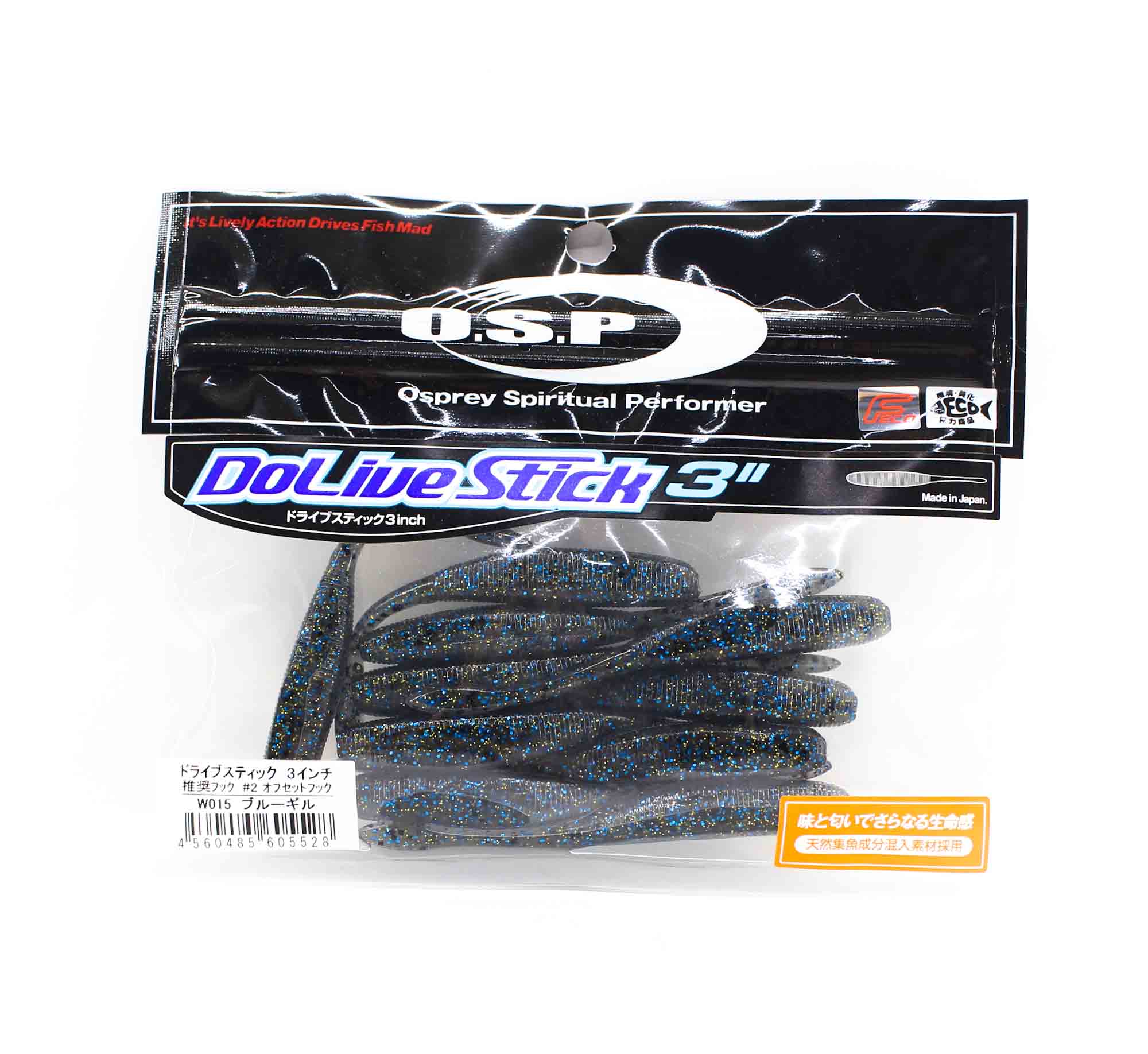 

OSP Мягкая Приманка Dolive Stick 3 дюйма W-015 (5528)