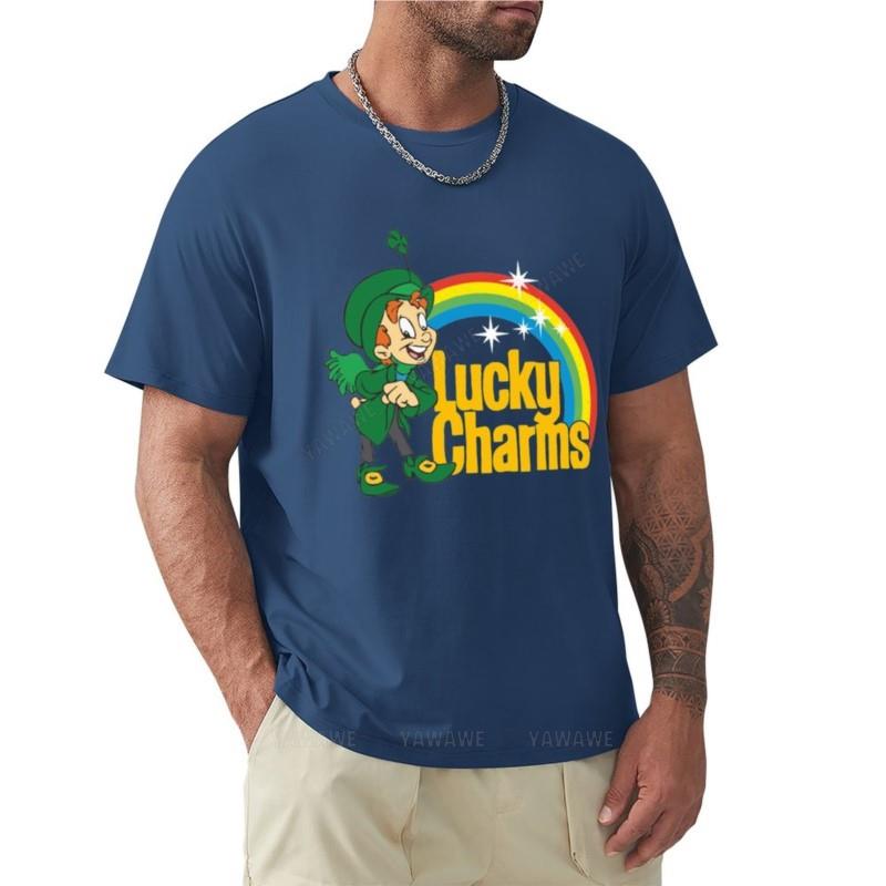 man black tshirts summer tshirt LUCKY CHARMS TShirt TShirt oneck tshirt oversized t shirts mens t shirts