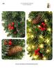LED Christmas Wreath: Illuminated Door and Window Decoration