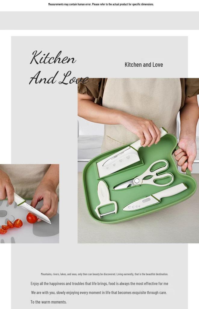 Portable Baby Toddler Food Prep Set: Knife & Cutting Board Combo