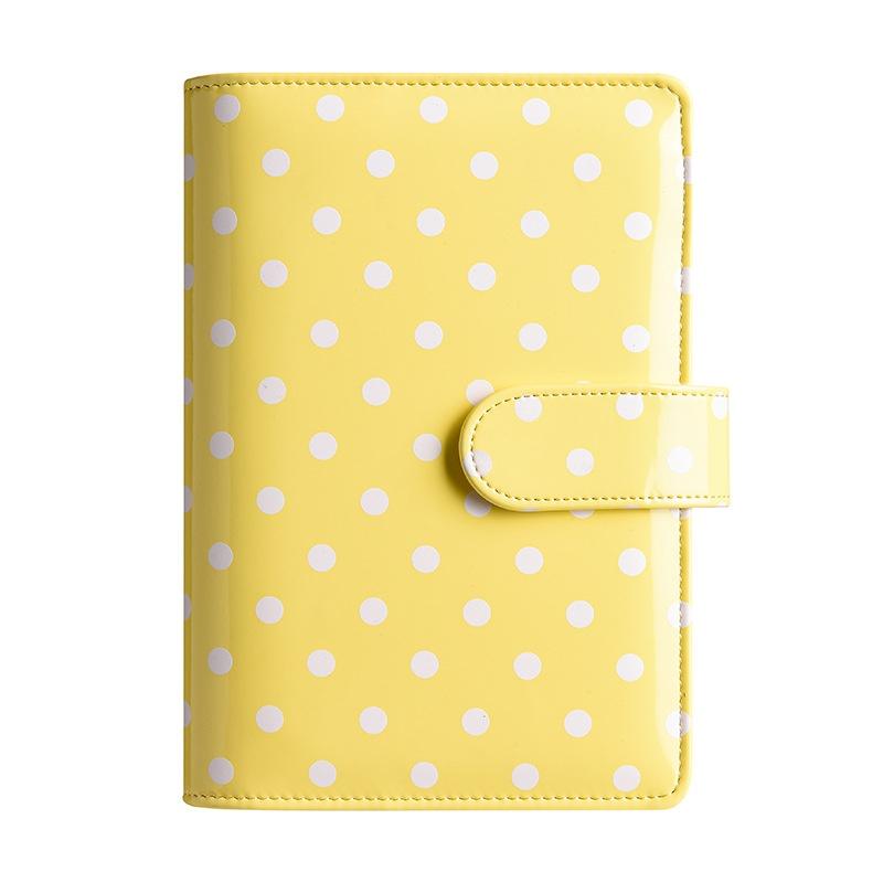 New A6 Pu Leather Notebook Binder Refillable 6 Ring Budget Binder For A6 Filler Paper, Loose Leaf Personal Planner Binder Cover