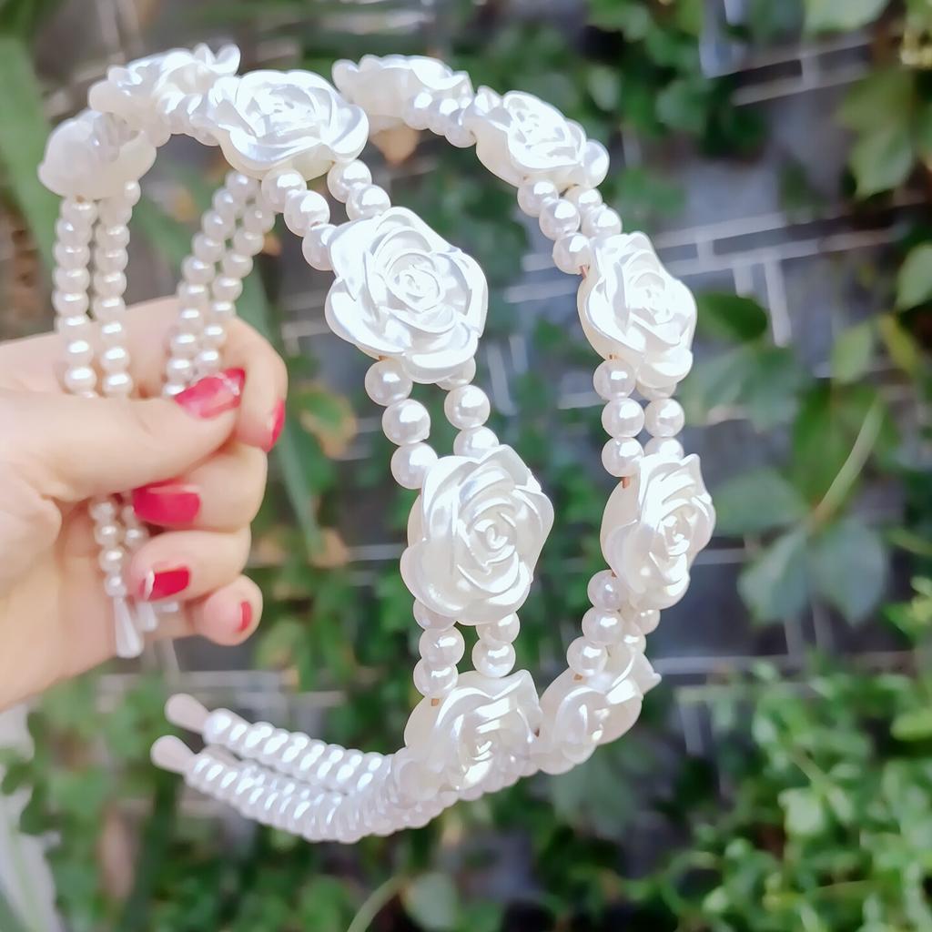 Hairbands for Women, Summer Headbands, Summer Hairpins, Internet Famous, High-end, Versatile, French Retro Hair Tie Headpiece