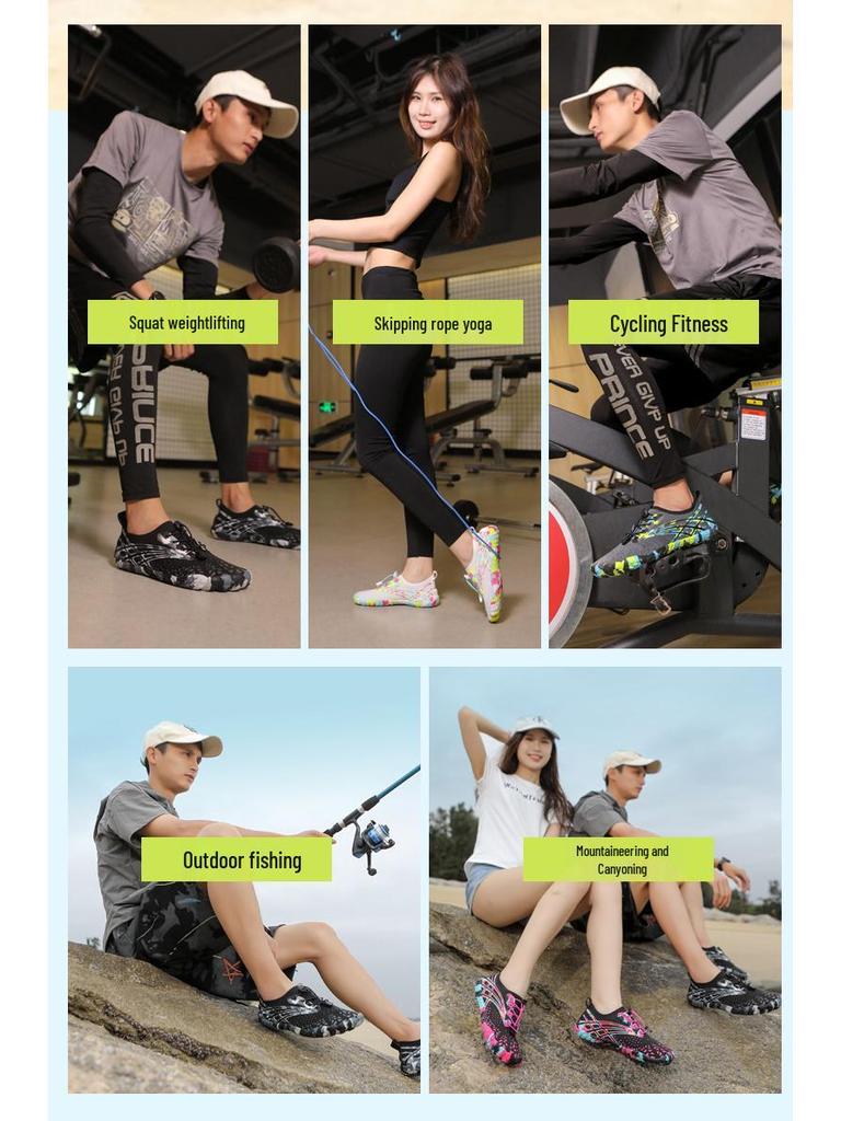 Unisex Rutschfeste Schuhe für Indoor-Fitness & Outdoor-Wandern für Männer & Frauen