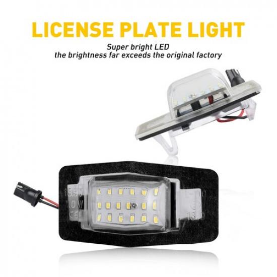LED Light License Plate Tag Lamp Assembly 99-05 For Mazda Miata Replacement MX-5
