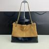 Nouveau sac à bandoulière messenger tendance polyvalent pour femmes en daim à losanges et chaîne, portable, mode printemps-été