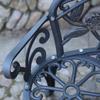 Three-Piece Wrought Iron & Cast Aluminum Outdoor Furniture Set for Balcony, Patio, or Villa Garden