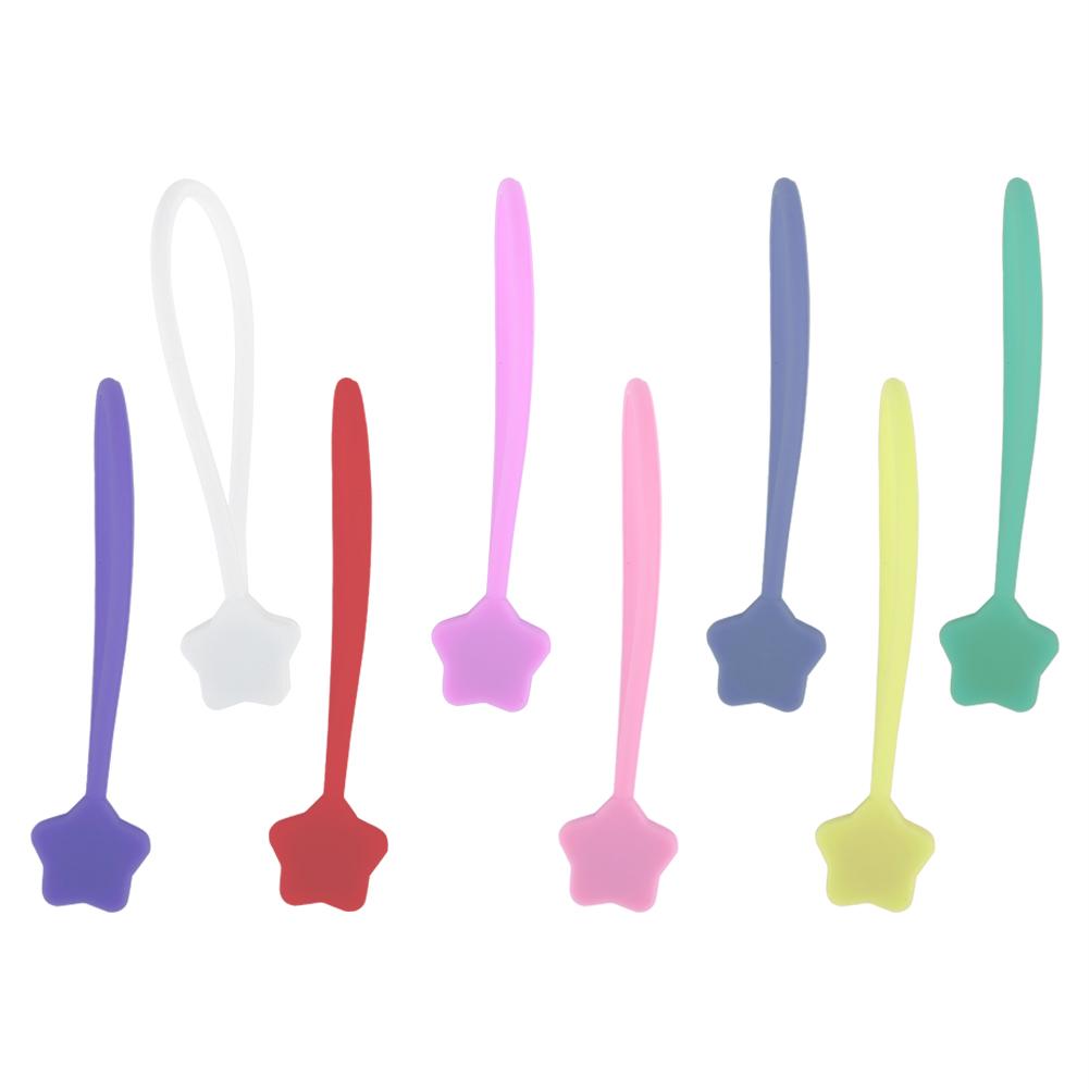 Avvolgicavo Magnetico per Auricolari Telefonici a Stella Concentratore Bundle Cavo Dati 8Colori