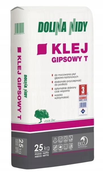 Dolina Nidy Gipskleber für Gipskartonplatten, 25 kg Stark