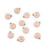 10Pcs Metal Enamel English Letters Charms Pendant For DIY Jewelry Making Necklace Bracelet Accessories