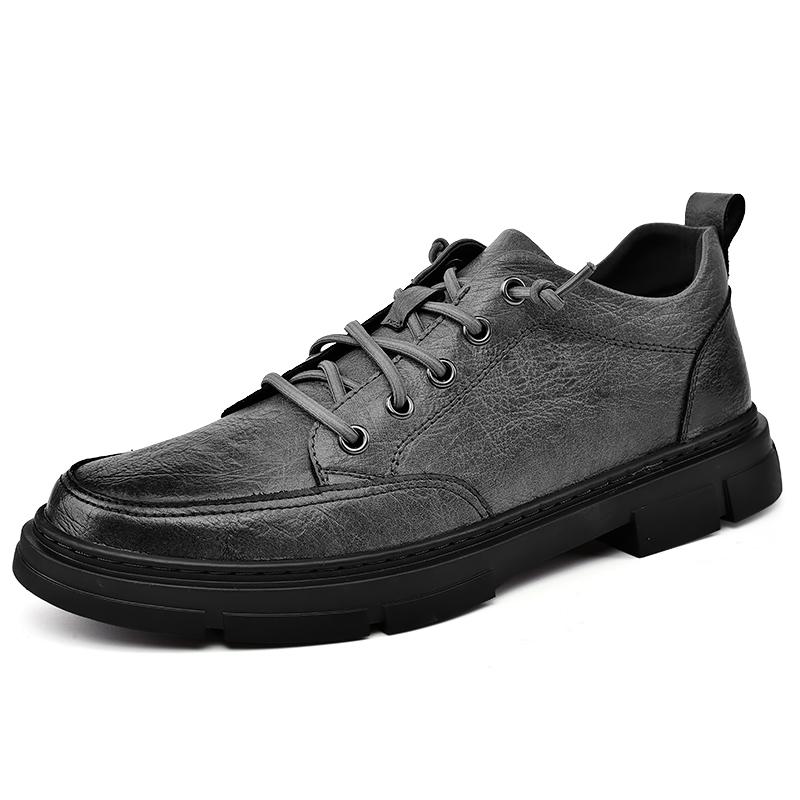 

Модная новая черно-серая повседневная деловая мужская обувь, роскошная мужская обувь для вечеринок, офисной работы, прогулок на открытом воздухе, универсальная обувь 38-44 44 серый