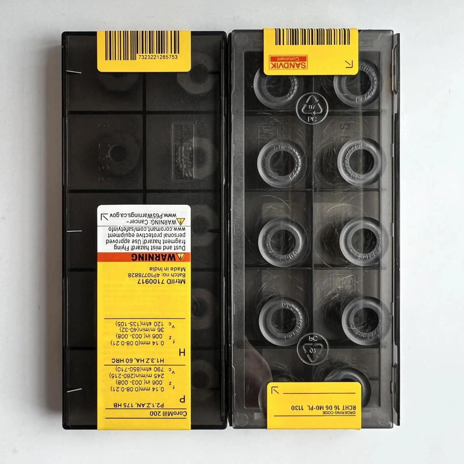 

Original Sandvik / RCHT1606M0-PL 1130 / CNC lathe carbide blade 10 PCS