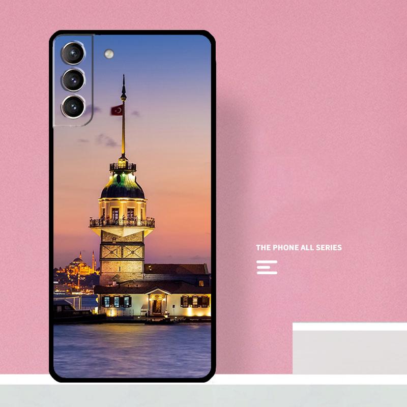 Türkei Istanbul Szenerie Hülle Für Samsung Galaxy S23 S22 Ultra Plus S8 S9 S10 Plus Note 10 20 S21 FE S20 FE Abdeckung