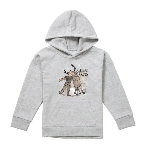 Frozen Childrens/Kids Snow Bros Sven & Kristoff Heather Pullover Hoodie