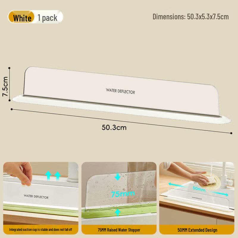 

IVSO Integrated Suction Cup Sink Splash Guard