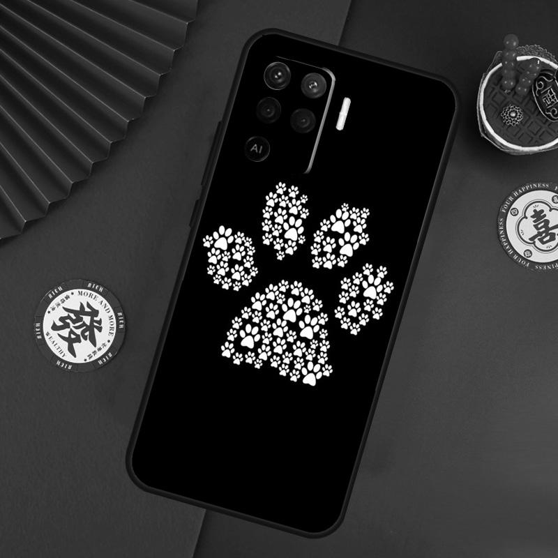

Чехол с цветным узором лапки собаки для Oppo A76 A16 A96 A17 A60 A40 A80 A98 A58 A78 A18 A38 A57 A74 A54 A94 A15 A5 A6 Pro OPPO A80 5G