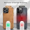 Shockproof Matte Lambskin Leather Case for iPhone 16 15 14 13 12 11 Pro X XR XS Max 7 8 Plus Soft Fabric Vintage Cover