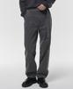 Belted Semi-Balloon Denim Pants [Gray]