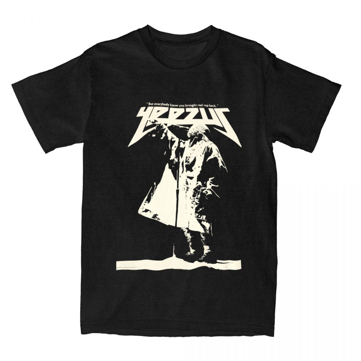 

Kanye West Yeezus Accessories Рубашки для мужчин и женщин Уникальные футболки из 100% хлопка XL