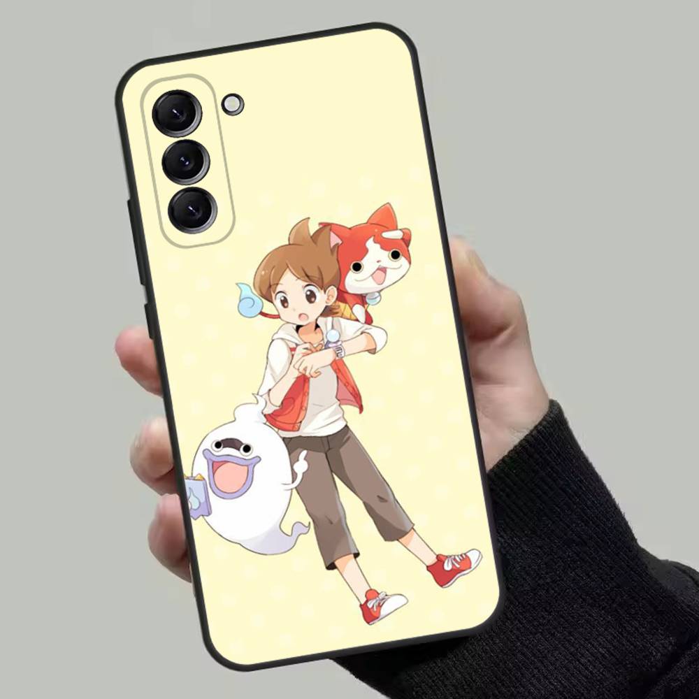 Yo-kai Watch Anime Phone Case For Samsung Galaxy A13,A21s,A22,A31,A32,A52,A53,A71,A80,Soft Black Shell
