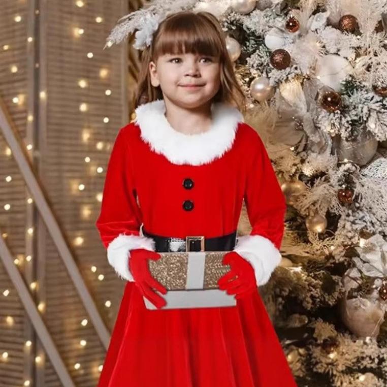 New Christmas Adult Dress Christmas Tree Dress Long Sleeve Skirt Christmas Stage Performance Costume