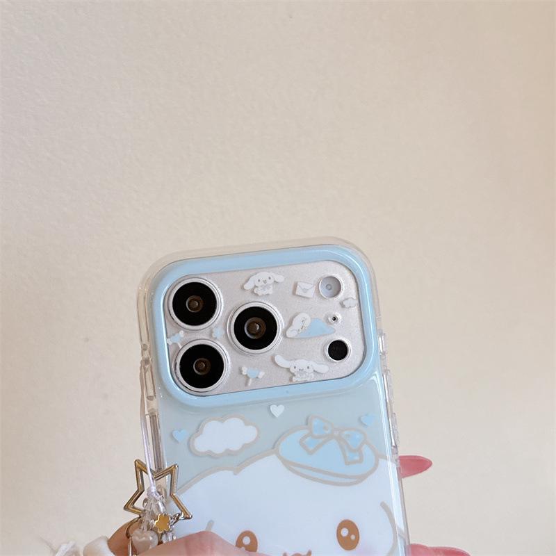 Cinnamoroll Sheep Heart Phone Case for iPhone 17/16 Pro Max/15 Pro