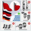 16 Grids Wall Mounted Cap Rack Hat Holder Baseball Cap Towel Rack Holder Closet Hanger Storage Organizer Accessories Space Savin