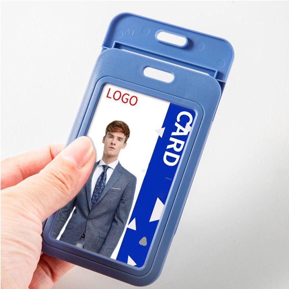 Card Door Card Lanyard Card Holder Simple Card Case Horizontal Card Protector Vertical Card Cover