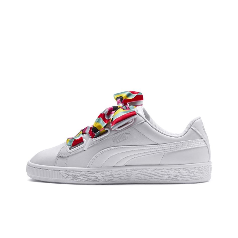 Puma Basket Heart Generation Hustle Dámské tenisky Bílá Fair-Aqua 369479-02