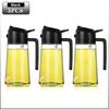 1/3pcs Glass Oil Spray Bottle With Pour Spout Nozzle Olive Dispenser Dual-purpose Camping Bbq Baking Soy Sauce Oven Picnic Tool