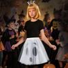 Halloween Ghost Face Pumpkin Veil Dress And Headband Set For Cosplay Dress Up Kids And Adults