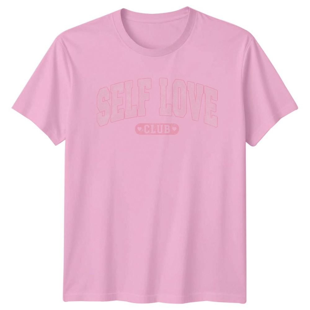 Self Love Club Affirmation Lifestyle Unisexs TShirt Unisexs Graphic Tee