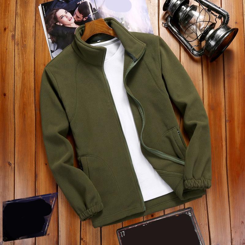 Autumn Winter Women Fleece Zip Up Sweatshirts Long Sleeve Warm Polar Fleece Coat